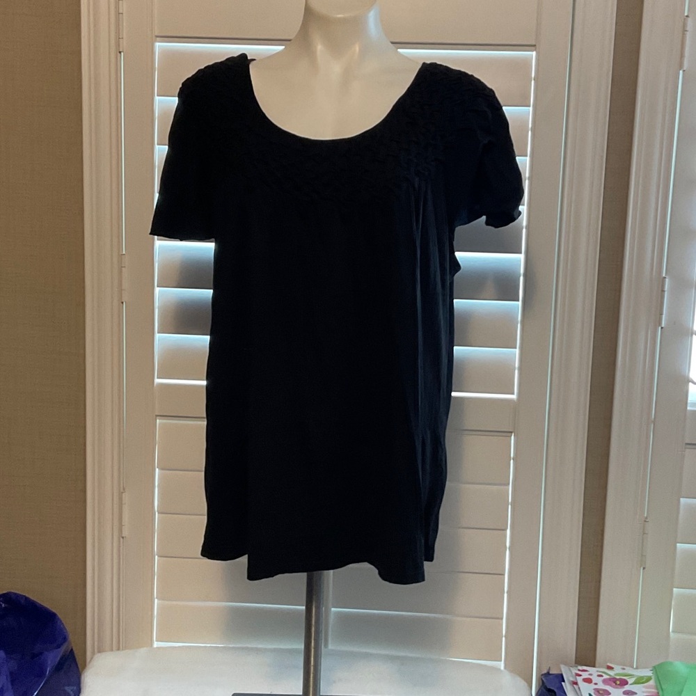 Style & Co. Black Blouse